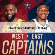 nba排行(NBA排行前十的球员)