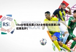 cba全明星投票(CBA全明星投票第2周结果出炉)