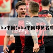 nba中国(nba中国球员名单)