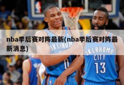 nba季后赛对阵最新(nba季后赛对阵最新消息)