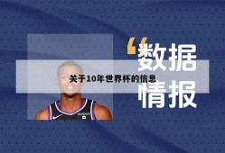 关于10年世界杯的信息